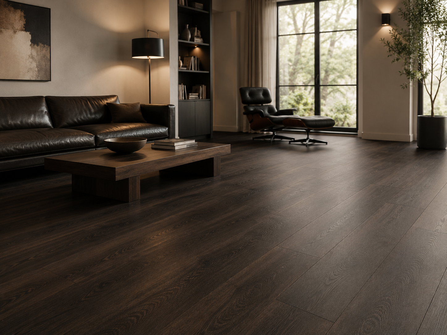 Ламиинат темный Alpine Floor 1